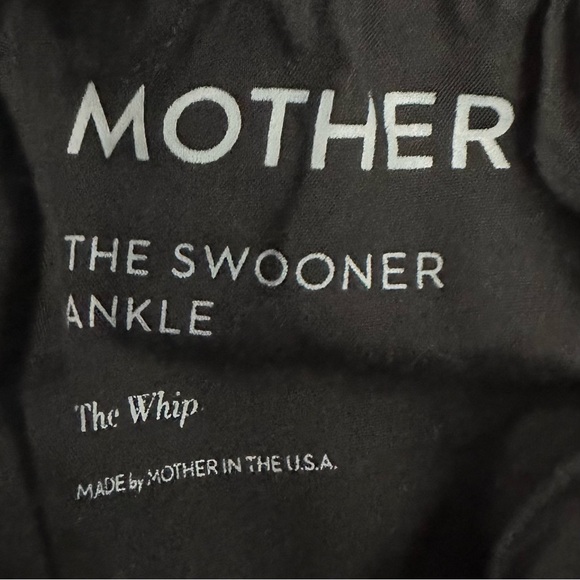 Mother Jeans 26 (S) Swooner Ankle Fringe Black Denim - Picture 10 of 12